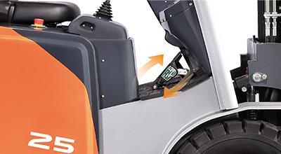 Empilhadeira/Empilhador eléctrico contrabalançado de 4 rodas 