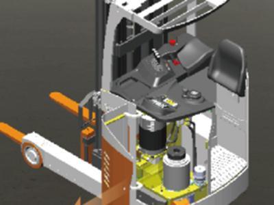 Empilhadeira/Empilhador eléctrica/o retrátil 1,600-1,800kg FRA 