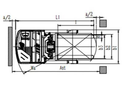 Empilhadeira/Empilhador eléctrica/o retrátil 1,600-1,800kg FRA 