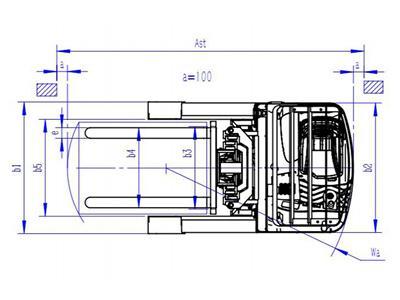 Empilhadeira/Empilhador eléctrica/o retrátil 2,000kg FRB 