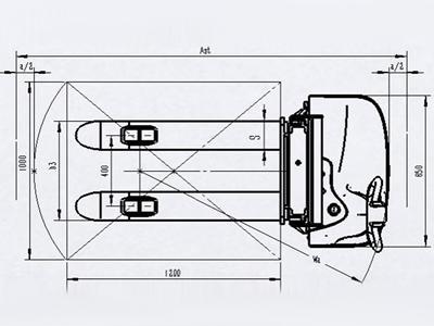 Stacker elétrico 1,000-1,200kg XEA 