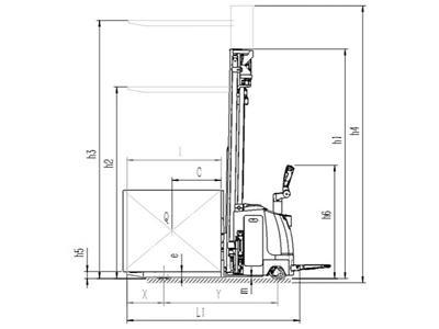 Stacker elétrico 2,000kg XEH 
