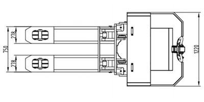 Porta-paletes elétrico de crande carga - 10,000kg 
